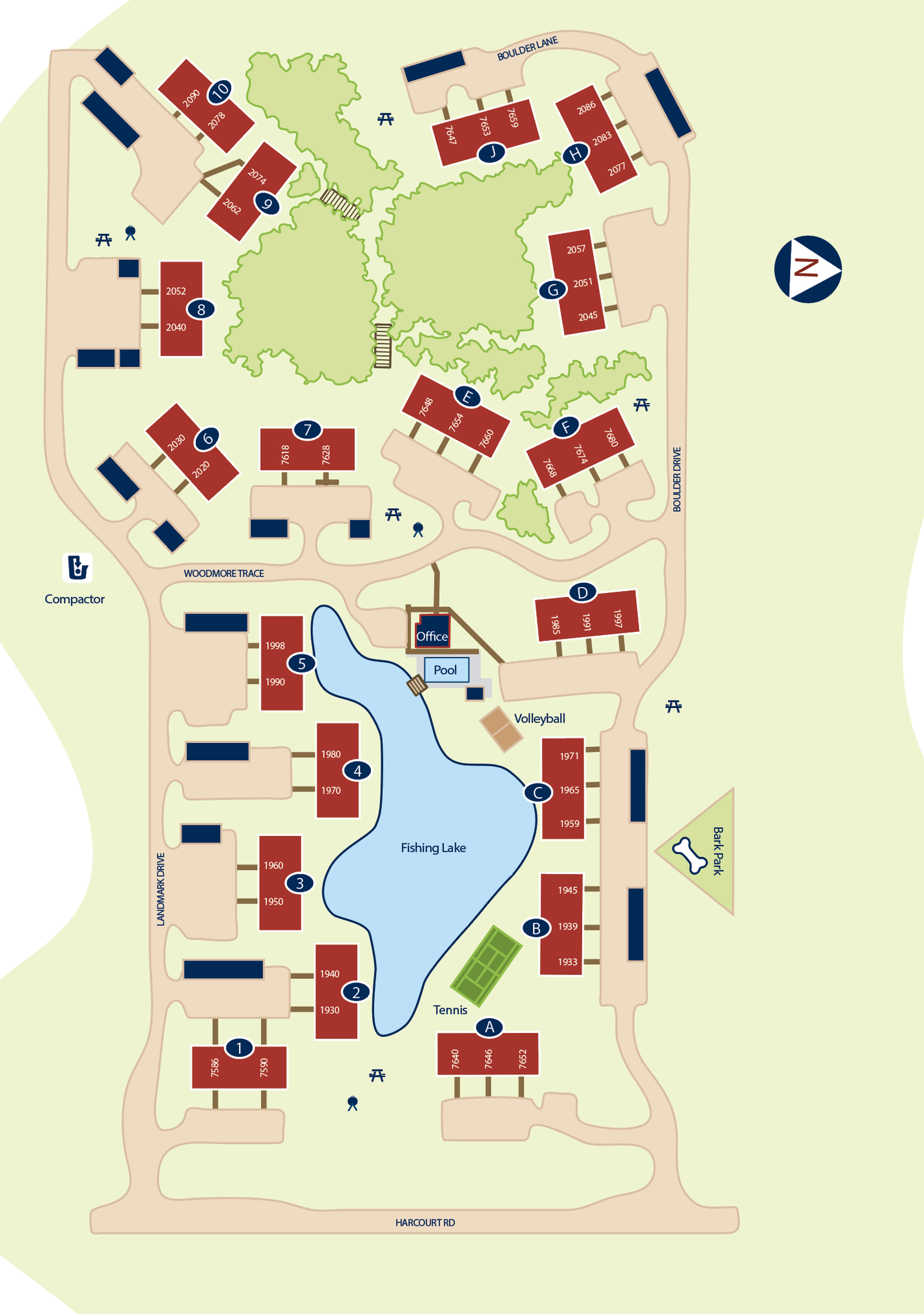 Landmark Apartments Site Plan
